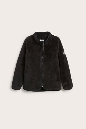 Kappahl | Pilefleecejacka zip-in / zip-off Kaxs | Svart