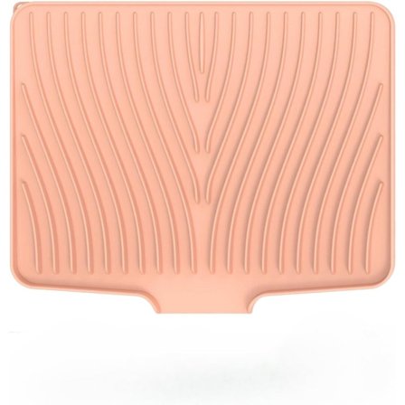 Opvaskemåtte, Silikone Opvaskemåtte, Silikone Opvaskemåtte til Bordplader, 40*33*1,5cm, Køkkenredskaber, Indbygget Afløb, Kan Hænges Op