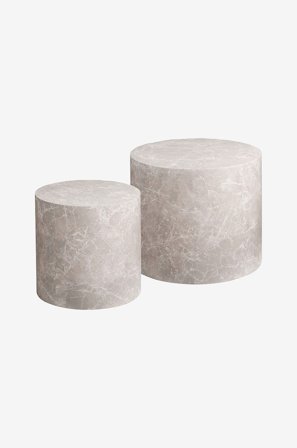 House Nordic - Salongbord, Prague - sett med 2 - Grå - Sofabord - Fra Homeroom