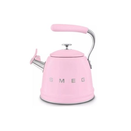 Smeg Vattenkokare med visselpipa 2,3l rosa - WKF01PK