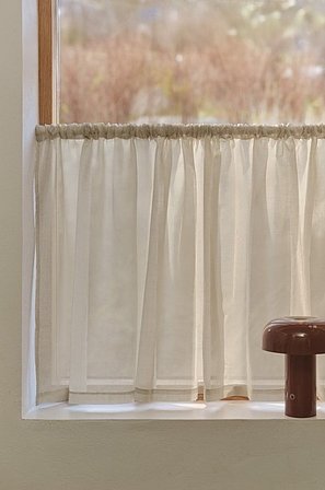 Jotex - Kahvilan Verho Beige beige - CORINNE - Osta Verhokapat Jotex