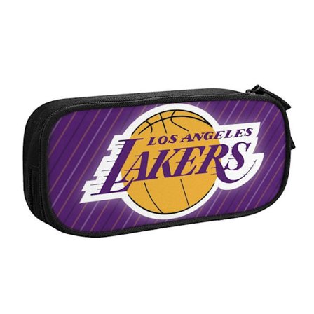 h71 Lebron James I Los Angeles Lakers Uniform Penalhus til EDC-entusiaster - Kompakt Oxford-taske til knive, lommelygter, kuglepenne (Everyday Carry) 