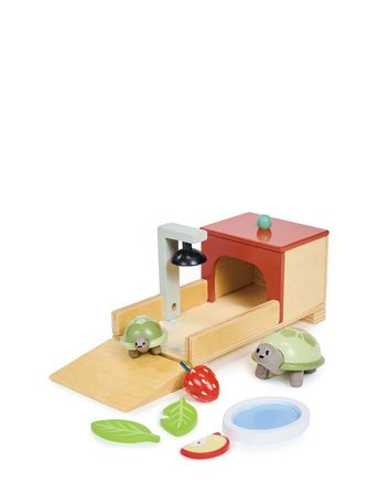 Dollhouse Set - Pet Turtle Red Tender Leaf