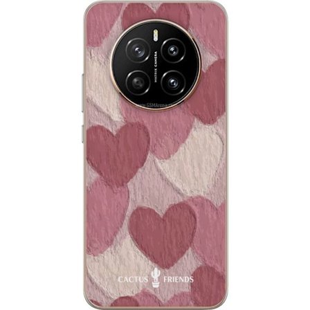 Kompatibelt Mobildeksel til Honor Honor Magic7 Cactus and Friends - Blush Paper Hearts