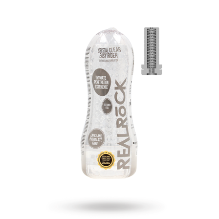 Easy Rider - Textured Masturbator - Transparent - Vuxen.dk: For ham