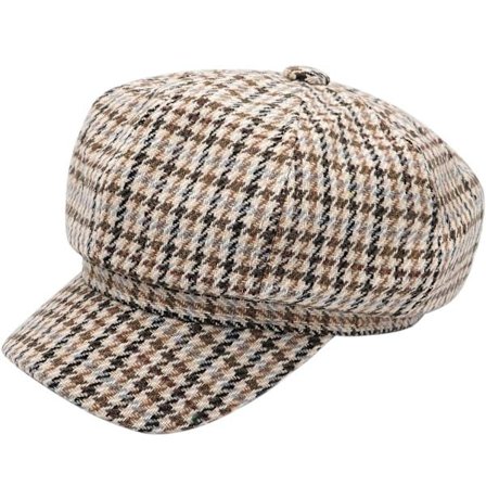 Fransk beret for kvinner, vinterlue, vår utendørs solhatt.