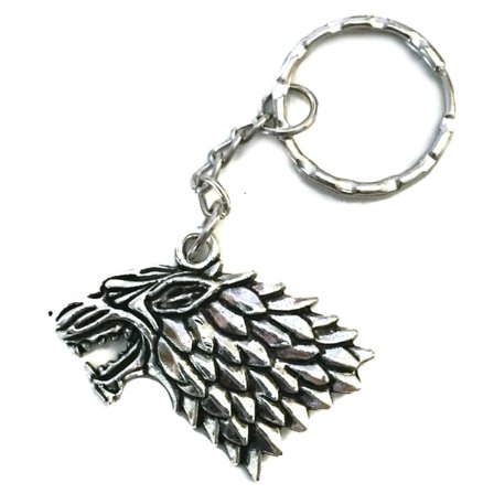 Keyring - Wolf - House Stark - Game of Thrones