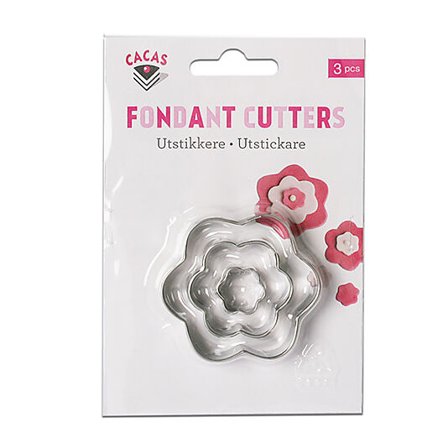 CACAS Utstikker Blomster 3stk