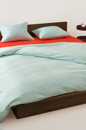 Jotex - Percale Dynetrekksett Dobbeltseng Økologisk Isbre - ZACK - Kjøp Dobbeltseng hos Jotex