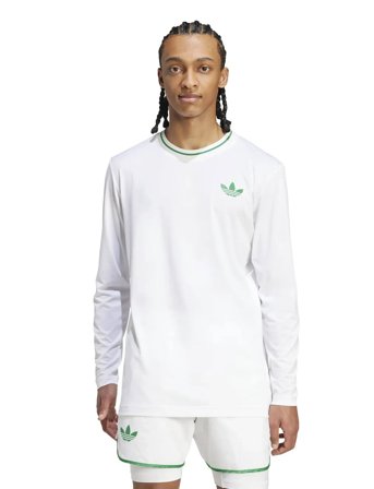 adidas Tennis Long Sleeve Tee Pro - White - S