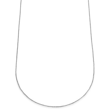 Essentials | Collar de cadena de bolas plateado de 1,6 mm para hombres - Collares de cadena