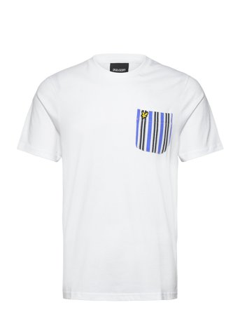 Stripe Pocket T-Shirt White Lyle & Scott