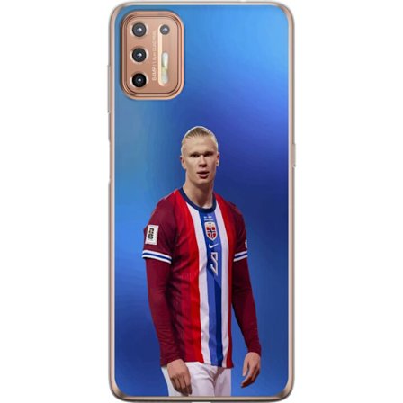 Kompatibelt Mobildeksel til Motorola Motorola Moto G9 Plus Erling Haaland Manchester City Norge fotball angriper toppspiller utrolig målproduksjon kr