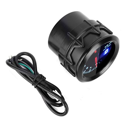 2 i 1 12V omdrejningstæller måler pointer digitalt display med skridtmotor 0-10000RPM