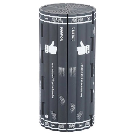 128-i-1 Skruetrækkersæt Meget Stiv Skruetrækker med 6 Specialværktøjer Let at Gribe Genanvendelig Alle