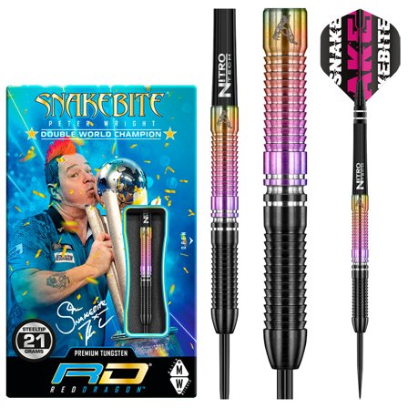 Peter Wright World Champion SE Steel Tip Darts 21g