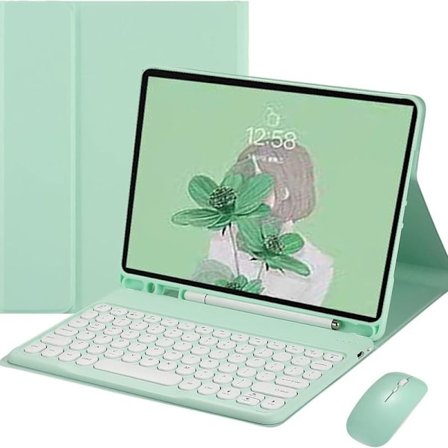 Tastaturdeksel med mus farge tastatur retro runde tastehetter søt