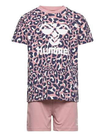 Hmlcarol Night Suit S/S Patterned Hummel