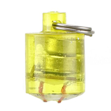 Naievear Fiskefelle Lys Mini Sylindrisk Led Tre Farger Blinkende Fiske Lampe For Fiske