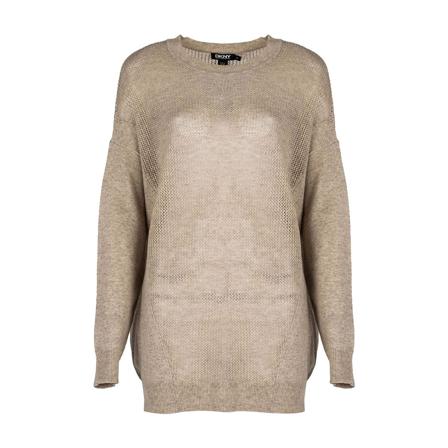 Dkny Round-neck Strik inbo, Dame Striktrøjer, Størrelse: S