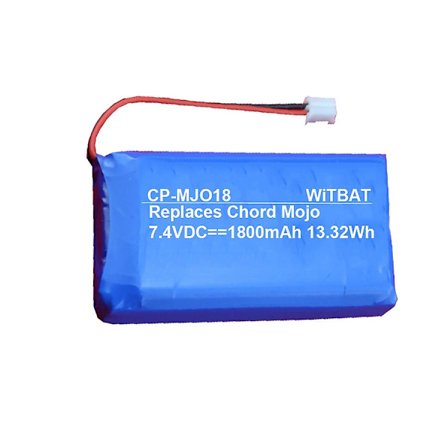 Kompatibel med Chord Mojo Ekstern Dekoder Batteri