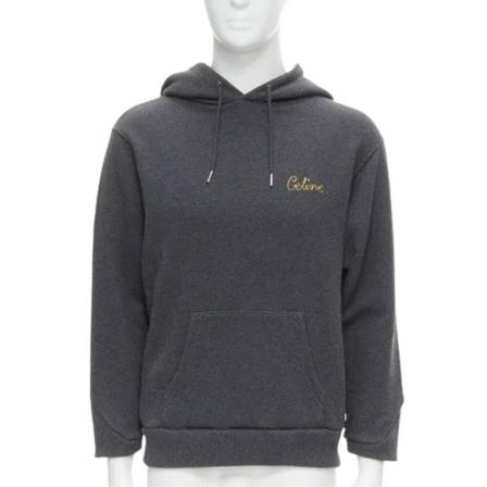 Celine Vintage Pre-owned Cotton tops , Grijs , Dames , Maat: S