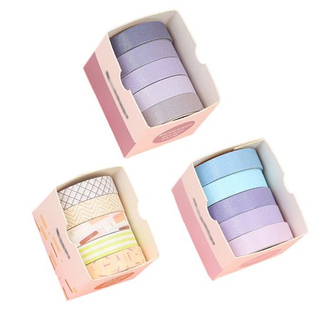 Farvet tape, 15 ruller regnbuetape til ægdekoration, gør-det-selv-skoleartikler, mærkning og farvekodning