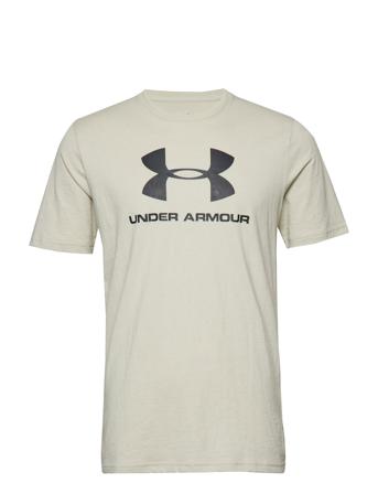 Ua M Sportstyle Logo Ss T-shirt Creme Under Armour