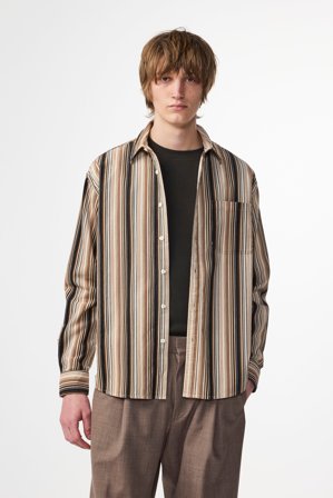 NN.07 Deon 50008 Shirt Male Green Organic Cotton