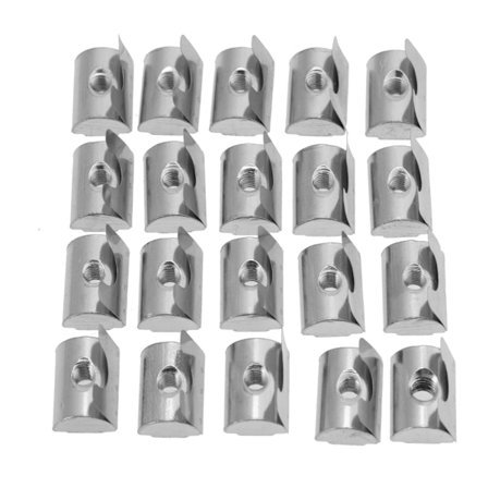 Elastisk møtrik 40 serie aluminiumsprofil tilbehør M8 20 stk