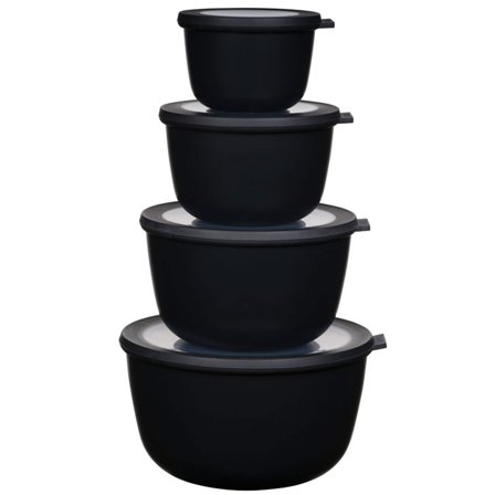 Mepal Cirqula bollesett høy 4 stk, svart