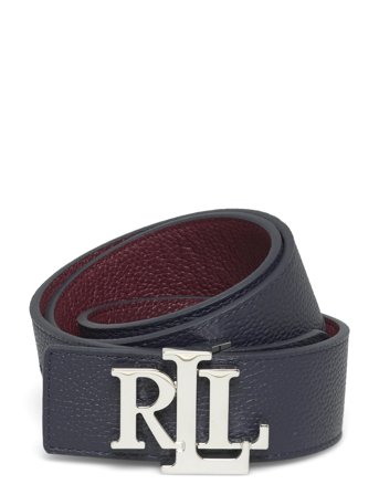Lauren Ralph Lauren | Reversible Pebbled Leather Wide Belt | XS