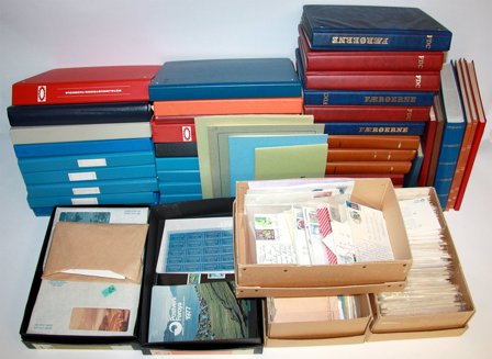 Færøerne - Samling i 3 store kasser