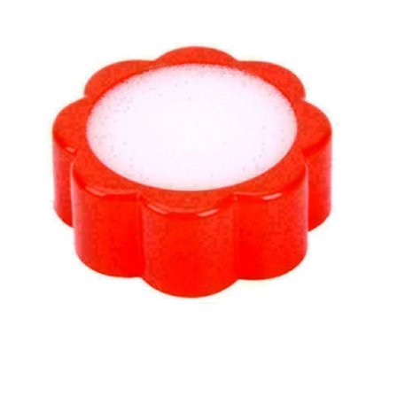 Fingerfuktig Svamp Fingerfukter Tell Penger Papirveske .rød 3stk