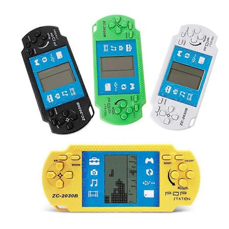 LCD Håndholdt Spillekonsol Børn Puslespil Elektronisk Legetøj Flerfarvet Retro Spillekonsol Spil Håndholdt Afspiller[D]