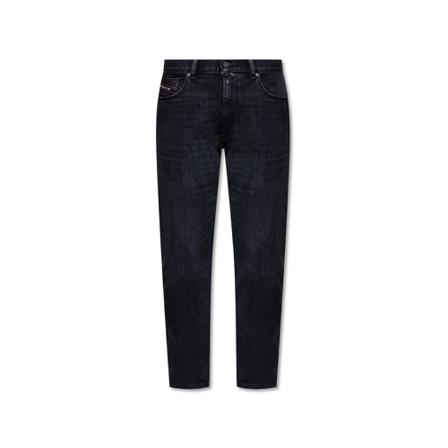Diesel, 2019 D-Strukt slim fit jeans Grijs, Heren, Maat:W31 L30,Katoen