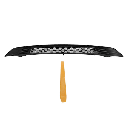 Front Grill Mesh Bumper ABS Rustfritt Stål Øker Luftstrømmen Luftventil Deksel Erstatning for Tesla Model Y 2019 til 2023