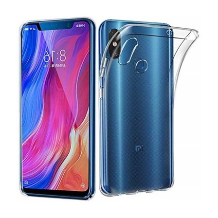 Xiaomi Mi Mix 3 Stöttåligt Genomskinligt Skal Simple