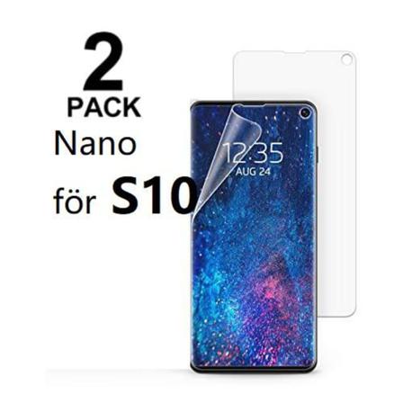2 St Nano Filmfolie För Samsung S10