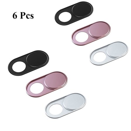 6 stk. Laptop-kameraskjermdeksel, oppgradert ultratynn webkameraskjermdeksel Kompa