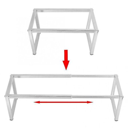 35cm Uttrekkbar Brakett Rustfritt Stål Krydderstativ Kjøkken