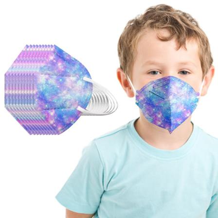 Parti Med 50 Stycken Kirurgiska Masker Gradient Färger