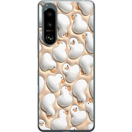 Sony Xperia 5 III Läpinäkyvä kuori Kuplivan Ankkoja