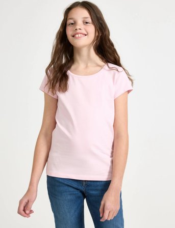 Lindex Top Basic Cap Sleeve - Pink - 128