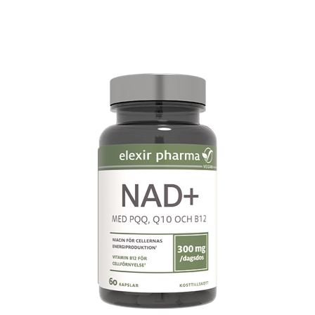 Elexir Pharma NAD+ 60 kapsler