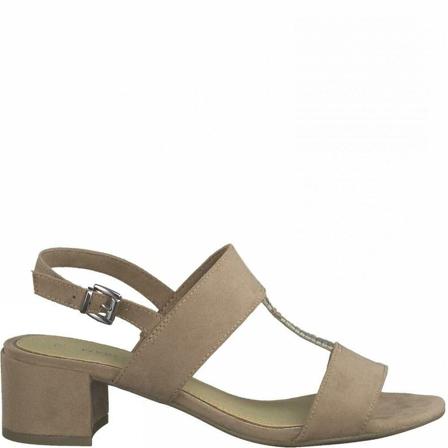Marco Tozzi, High Heel Sandals Beżowy, Kobieta, Rozmiar: 39 EU