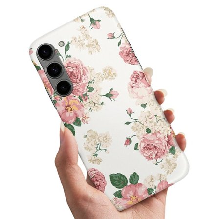 Samsung Galaxy S23 Plus - Deksel/Mobildeksel Retro Blomster