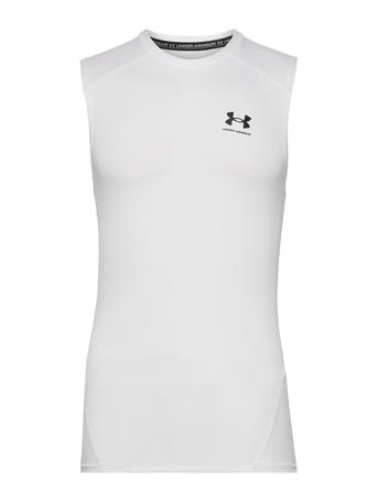 Ua Hg Armour Comp Sl T-shirts Sleeveless Valkoinen Under Armour