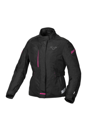 Veste Moto Femme Macna Nivala Noir/Rose M