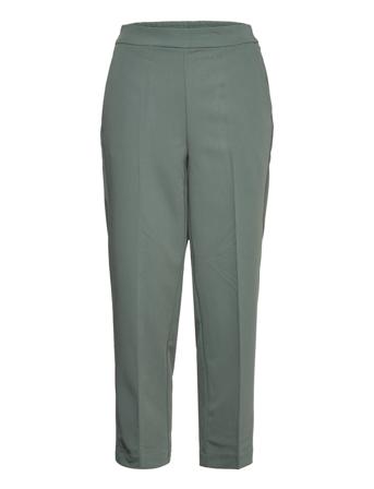Kasakura Hw Cropped Pants Grey Kaffe